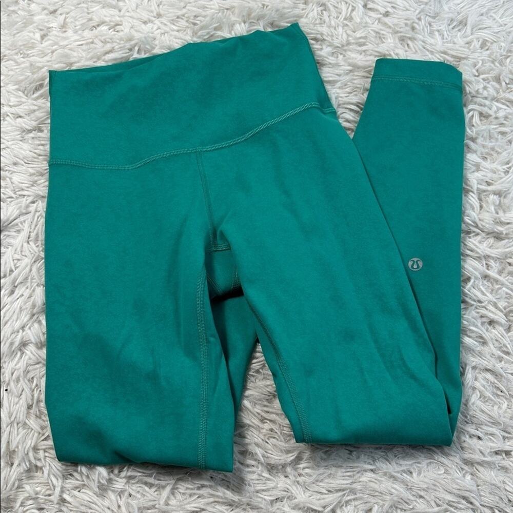 Lululemon Wunder Train High-Rise Tight 25" Blaze Maldives Green